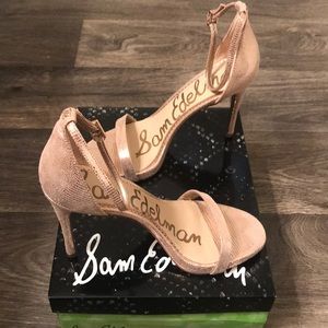 Sam Edelman Gold Strappy Sandals